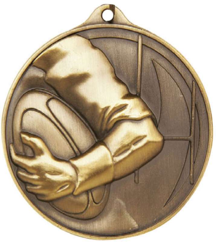 Rugby Sculptured Gold