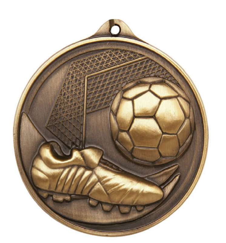 Soccer Sculptured Gold
