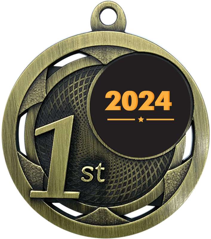 1st Place Gold (25mm Centre)