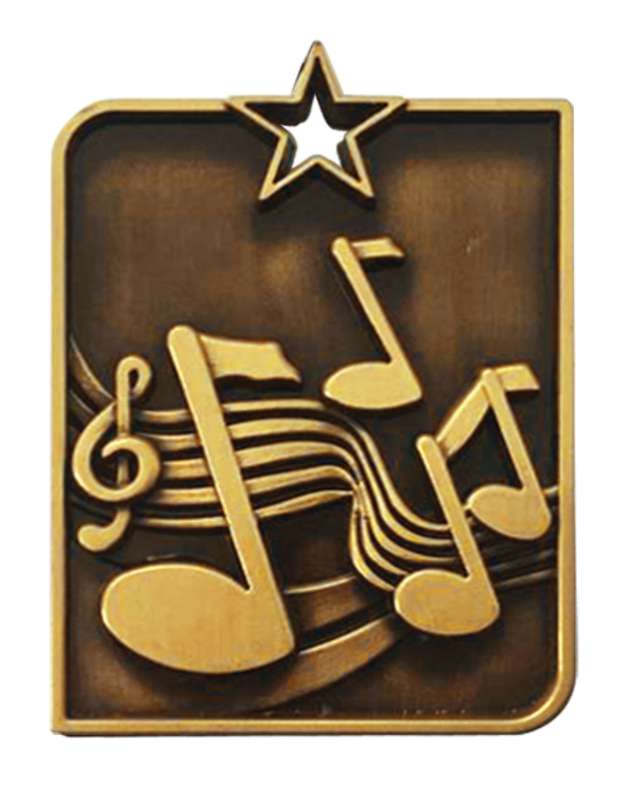 Rect. Music Gold