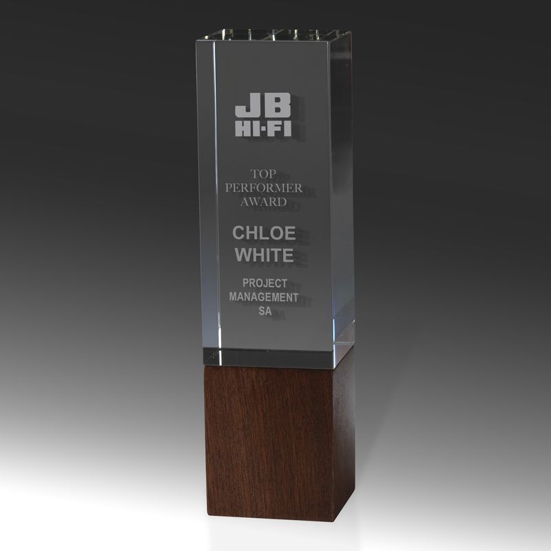 Timber Awards Crystal Trophy 240mm