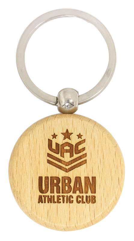 Timber Keychain Circle