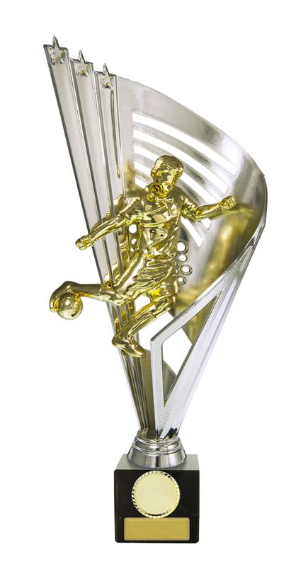 Figure on Base Male Soccer Trophy 270mm