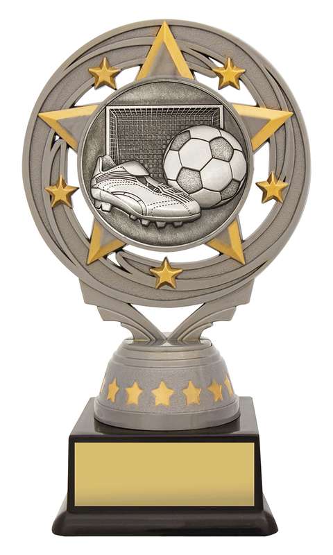Silver Football Torch