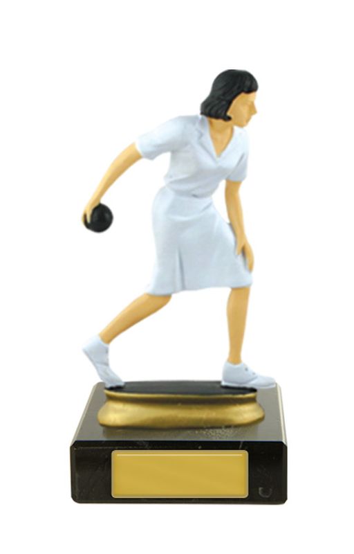 Lawn Bowls Figure on Base Trophy 135mm